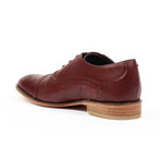 Fashion Cap Toe Oxford Dress Shoes // Dark Brown (US: 6)