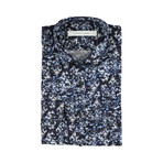 Glue Slim Fit Shirt // Marine Blue (M)