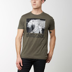 Misaele T-Shirt // Military Green (L)