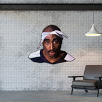 Tupac Head (4' Wide)