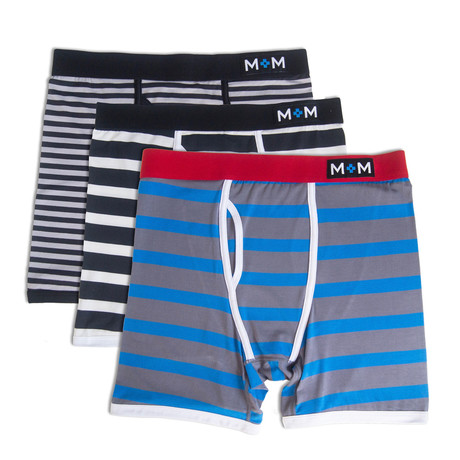 All Stripes Fly Bundle // Pack of 3 // Multicolor (Medium)