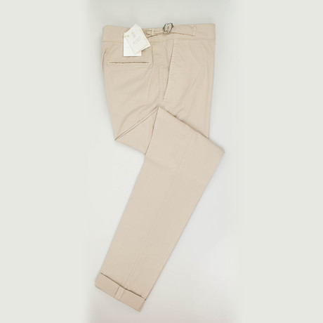 Cotton Blend Casual Pants // Light Khaki (Euro: 44)