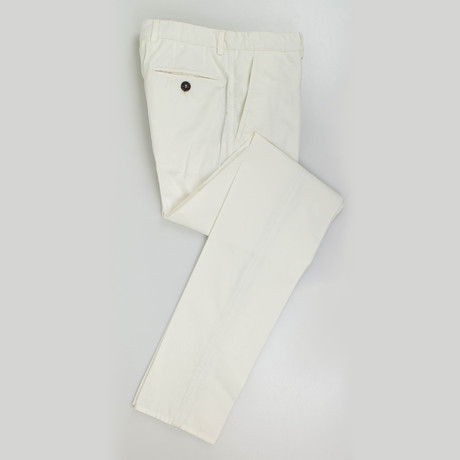 Cotton Casual Pants // White (Euro: 44)