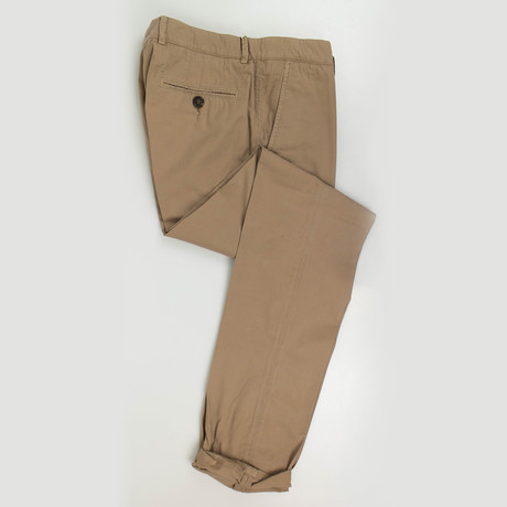 Cotton Casual Pants // Camel (Euro: 44)