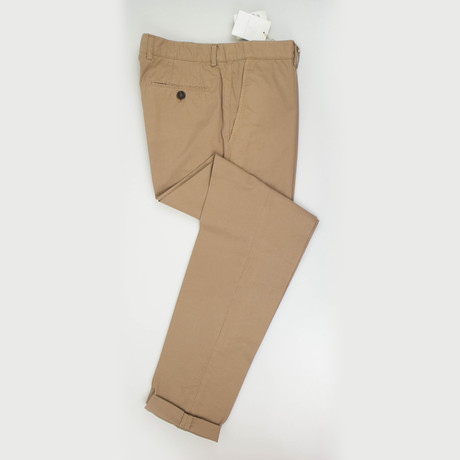 Cotton Casual Pants // Light Brown (Euro: 44)