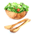Olive Wood Salad Servers // Spoon + Spork