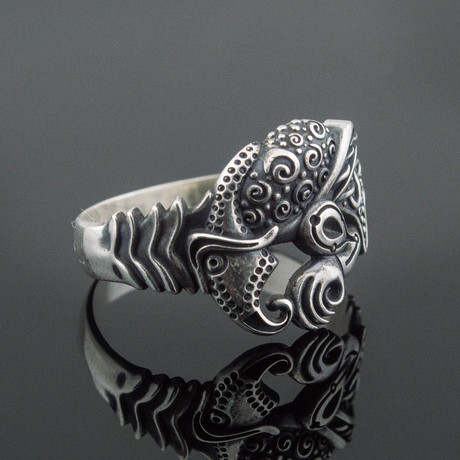 Animal Collection // Viking Raven Ring // Silver (5)