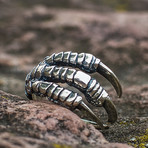 Animal Collection // Raven Claw Ring // Silver (15)