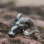 Animal Collection // Ram Ring // Silver (10)