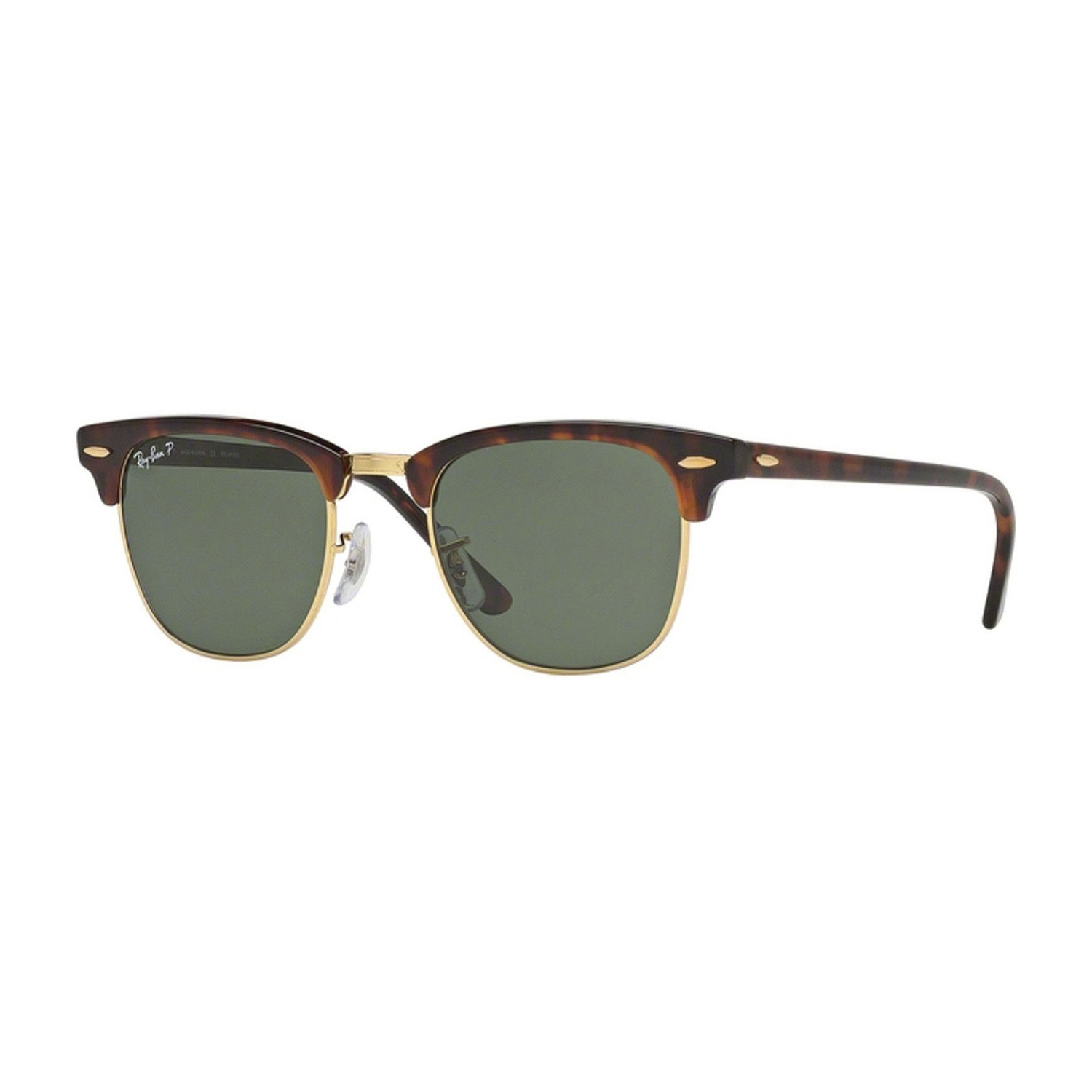 Clubmaster // Red Havana + Green // Polarized - Ray-Ban® - Touch of Modern