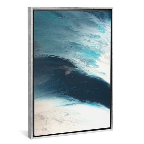 Sky Washed // Blakely Bering // Silver Frame (18"W x 26"H x 0.75"D)