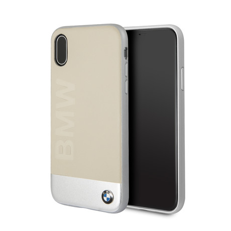 Genuine Leather Soft Case II // Sand // iPhone X/XS