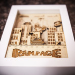 Rampage Video Game // Shadow Box