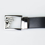 Medusa Buckle Belt // Black