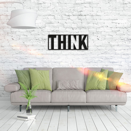 Metal Poster // Think