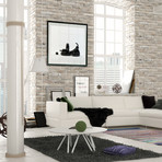 Happy POPek Giclee Print // Black (23.6"W x 23.6"H)