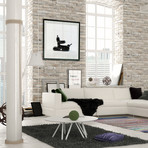 Howling Giclee Print // Black (23.6"W x 23.6"H)