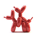 Humpek Giclee Print // Red (23.6"W x 23.6"H)