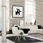 Humpek Giclee Print // Black (23.6"W x 23.6"H)