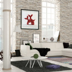 Humpek Giclee Print // Red (23.6"W x 23.6"H)