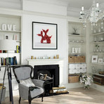 Humpek Giclee Print // Red (23.6"W x 23.6"H)