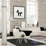 Peepek Giclee Print // Black (23.6"W x 23.6"H)