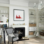 Happy POPek Giclee Print // Red (23.6"W x 23.6"H)