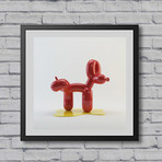 Peepek Giclee Print // Red (23.6"W x 23.6"H)