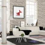 POPek Giclee Print // Red (23.6"W x 23.6"H)