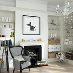 POPek Giclee Print // Black (23.6"W x 23.6"H)