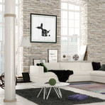 POPek Giclee Print // Black (23.6"W x 23.6"H)