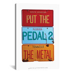 Pedal 2 The Metal // Gregory Constantine (12"W x 18"H x 0.75"D)