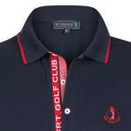 Airball Polo Shirt // Navy (M)