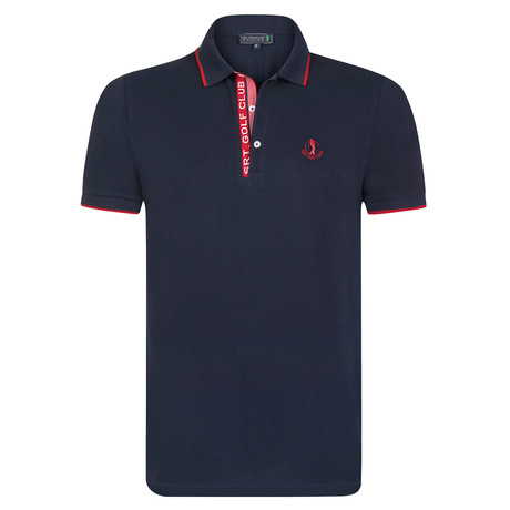 Airball Polo Shirt // Navy (M)