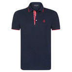Airball Polo Shirt // Navy (M)