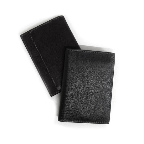 L-Fold Genuine Leather Wallet (Cognac)