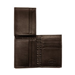 L-Fold Genuine Leather Wallet (Black)