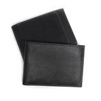 Stitched Slimster Genuine Leather Wallet (Cognac)