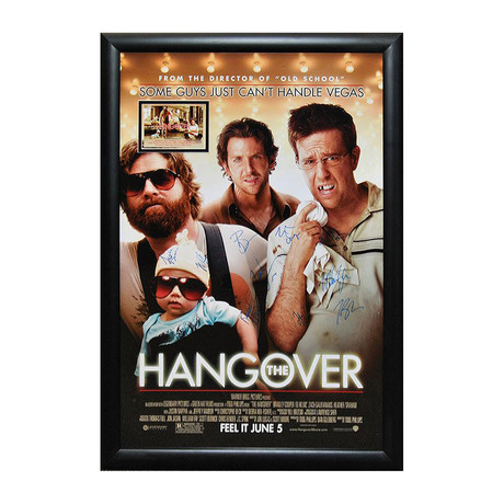 Framed Autographed Poster // Hangover