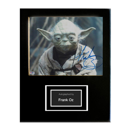 Framed Autographed Artist Series // Yoda