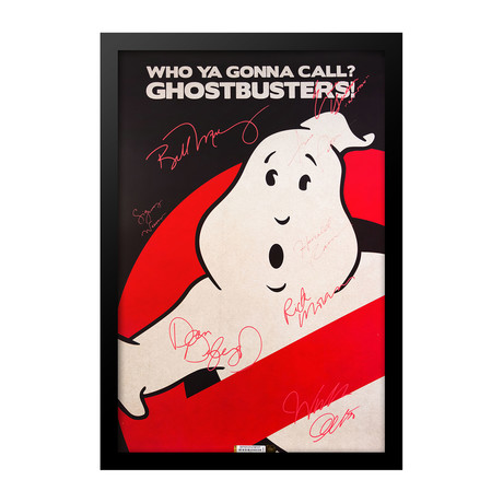 Framed Autographed Poster // Ghostbusters