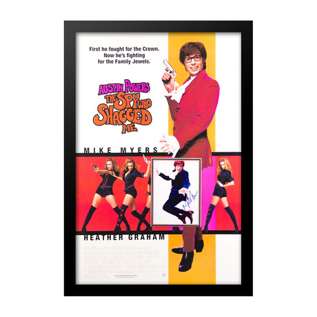 Framed Autographed Photo Insert // Austin Powers: The Spy Who Shagged Me