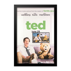 Framed Autographed Photo Insert // Ted