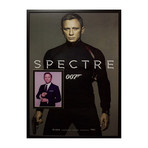 Framed Autographed Photo Insert // James Bond: Spectre