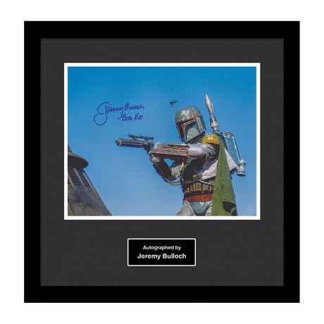 Framed Autographed Artist Series // Boba Fett
