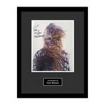 Framed Autographed Artist Series // Chewbacca