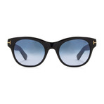 Women's Alley Sunglasses // Black + Blue