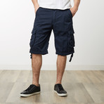MST 101 Cargo Shorts // Navy (XS)