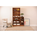 Marcel 2-Piece Bookcase // Wide + Narrow Shelves