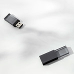 Empty Memory // Transparency // USB Memory Stick (Silver)